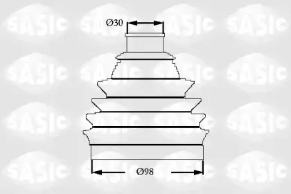2933063 SASIC Комплект пылника, приводной вал