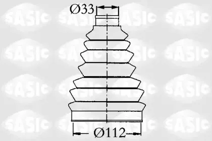 2933073 SASIC Комплект пылника, приводной вал