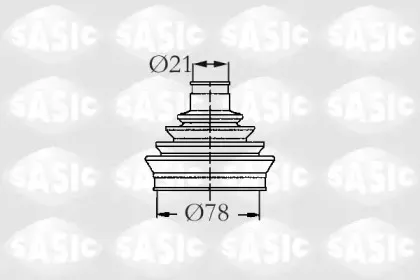 2933513 SASIC Комплект пылника, приводной вал