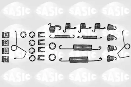 3084324 SASIC Комплектующие, тормозная колодка