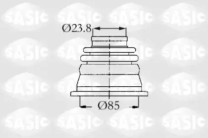 4003419 SASIC Комплект пылника, приводной вал