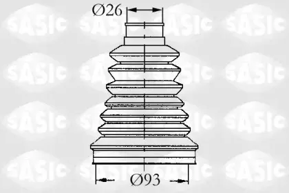 4003442 SASIC Комплект пылника, приводной вал