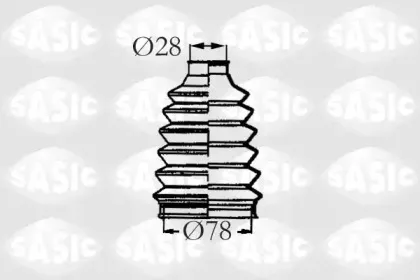 4003456 SASIC Комплект пылника, приводной вал