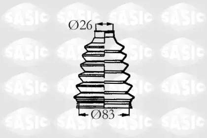 4003460 SASIC Комплект пылника, приводной вал