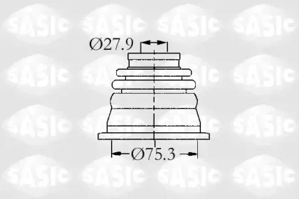 4003470 SASIC Комплект пылника, приводной вал