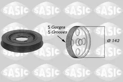 5150L60 SASIC Ременный шкив, коленчатый вал