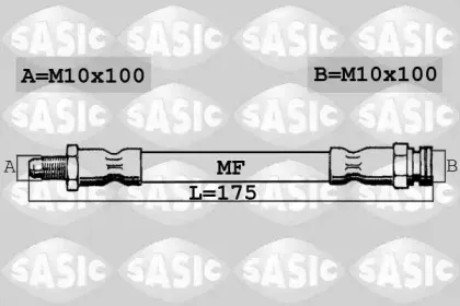 6600021 SASIC Тормозной шланг