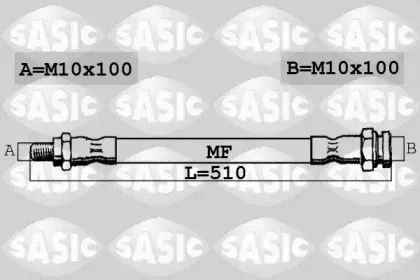 6600049 SASIC Тормозной шланг