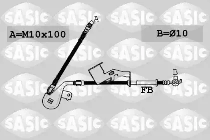 6600063 SASIC Тормозной шланг