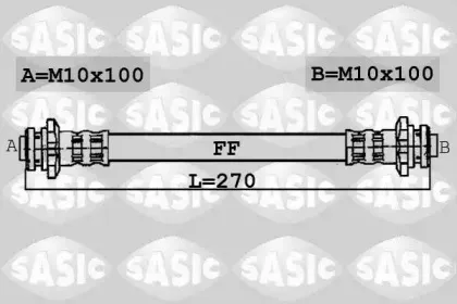6606036 SASIC Тормозной шланг