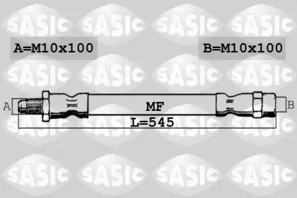 6606098 SASIC Тормозной шланг
