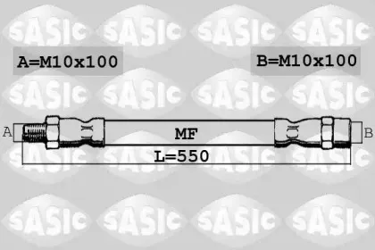 6606147 SASIC Тормозной шланг
