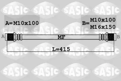 6606234 SASIC Тормозной шланг