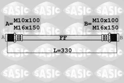 6606238 SASIC Тормозной шланг