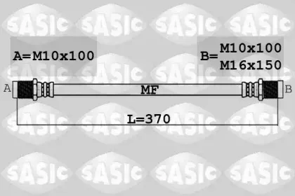 6606239 SASIC Тормозной шланг