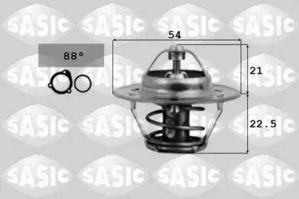 9000391 SASIC Термостат, охлаждающая жидкость