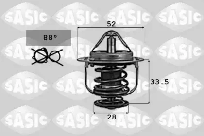 9000715 SASIC Термостат, охлаждающая жидкость