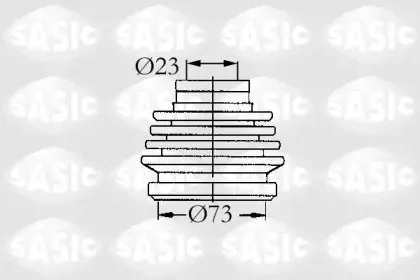 9004631 SASIC Комплект пылника, приводной вал