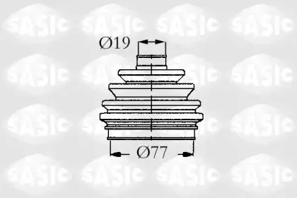 9004679 SASIC Комплект пылника, приводной вал