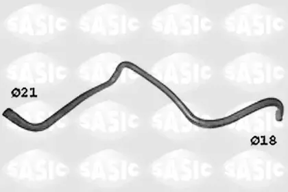 SWH0520 SASIC Шланг радиатора