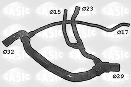 SWH4193 SASIC Шланг радиатора