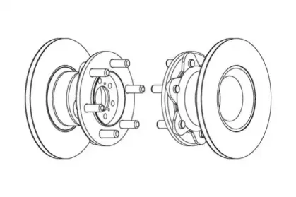 BCR104A BERAL Тормозной диск