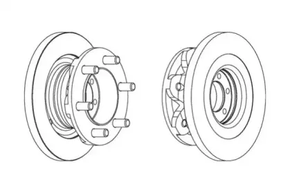 BCR139A BERAL Тормозной диск