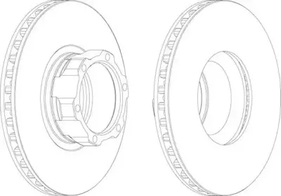 BCR119A BERAL Тормозной диск