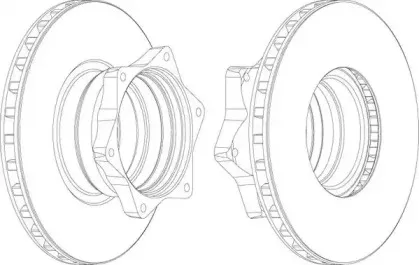 BCR165A BERAL Тормозной диск