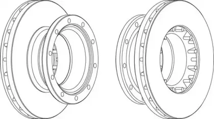 BCR197A BERAL Тормозной диск
