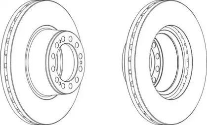 BCR201A BERAL Тормозной диск