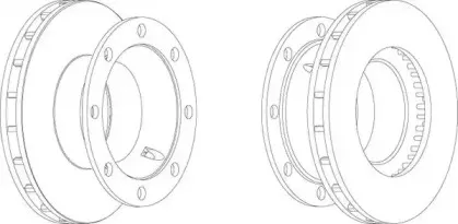 BCR206A BERAL Тормозной диск