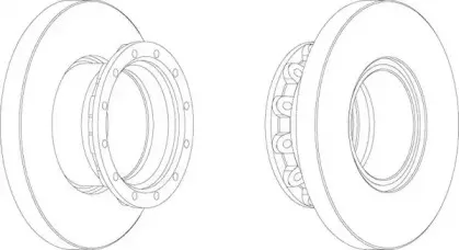 BCR245A BERAL Тормозной диск