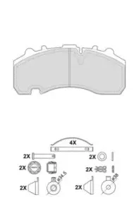 2916730004245754 BERAL Комплект тормозных колодок, дисковый тормоз