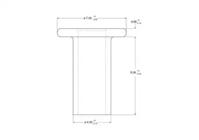 93020 BERAL Заклепка, накладки барабанного тормоза