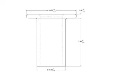 93074 BERAL Заклепка, накладки барабанного тормоза