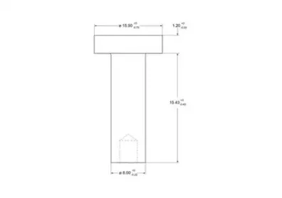 93251 BERAL Заклепка, накладки барабанного тормоза