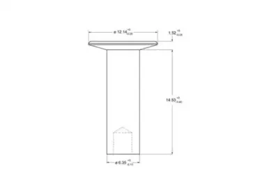 93684 BERAL Заклепка, накладки барабанного тормоза