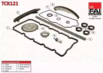 TCK121 FAI AutoParts Комплект цели привода распредвала
