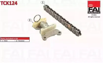TCK124 FAI AutoParts Комплект цели привода распредвала