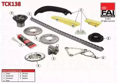 TCK138 FAI AutoParts Комплект цели привода распредвала