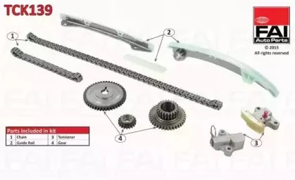 TCK139 FAI AutoParts Комплект цели привода распредвала