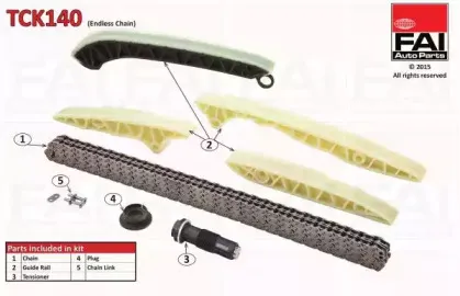 TCK140 FAI AutoParts Комплект цели привода распредвала