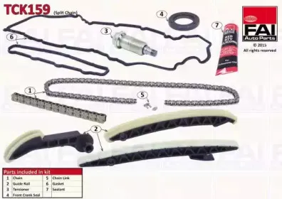 TCK159 FAI AutoParts Комплект цели привода распредвала