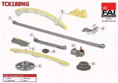 TCK188NG FAI AutoParts Комплект цели привода распредвала