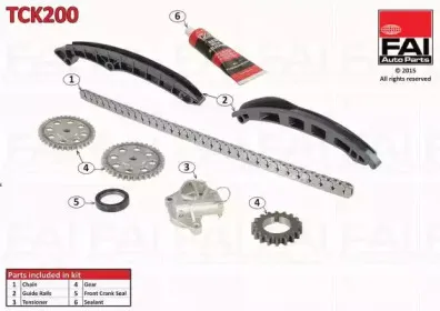TCK200 FAI AutoParts Комплект цели привода распредвала