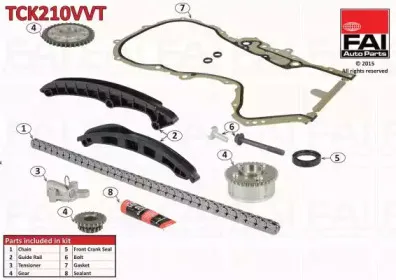 TCK210VVT FAI AutoParts Комплект цели привода распредвала