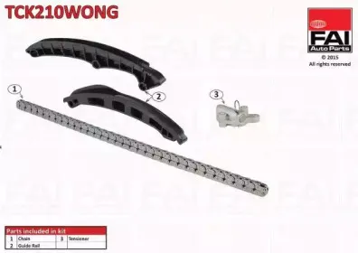 TCK210WONG FAI AutoParts Комплект цели привода распредвала