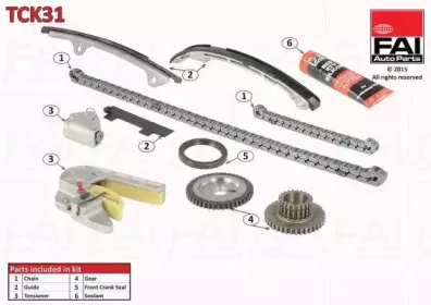 TCK31 FAI AutoParts Комплект цели привода распредвала
