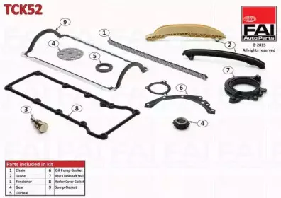 TCK52 FAI AutoParts Комплект цели привода распредвала